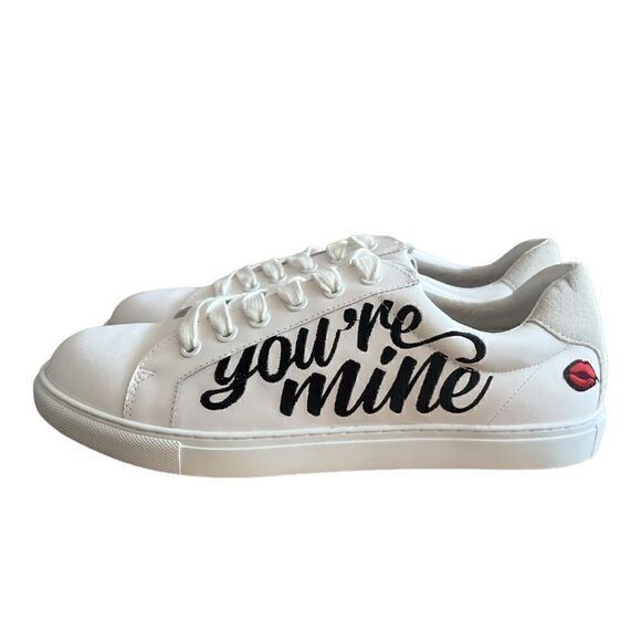 NWOB Bons baisers de Panama Canvas I’am Yours, You’re Mine Sneaker - Picture 3 of 9
